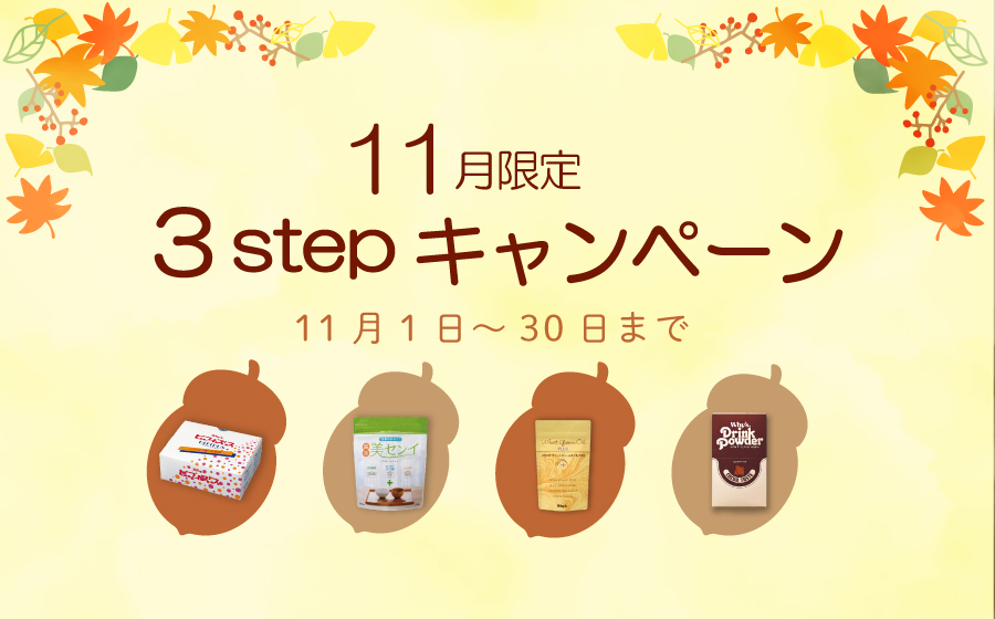 11月3stepキャンペーン